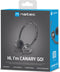Natec Canary Go - Draadkoptelefoon met microfoon - 40mm drivers - Zwart