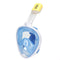 Snorkelmasker met steun voor sportcamera AquaSport Blauw Turkoois (4 Stuks)