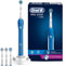 Oral-B PRO 3000 - Elektrische tandenborstel - 3D-reinigingsactie met poetsdruksensor - Blauw (2 stuks)