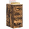 vidaXL - Garagekast - 40x51x85 - cm - massief - grenenhout - gerookt - eiken