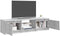vidaXL - Tv-meubel - met - LED-verlichting - 140x40x35,5 - cm - grijs - sonoma - eiken