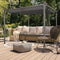 Intimo Garden - Luxe Zonnescherm / Tuinpaviljoen met stalen frame en UV-bestendig dakzeil - Prieel