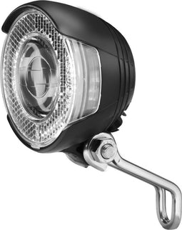 Koplamp Busch und Müller Lumotec Lyt B Senso Plus met standlicht voor naafdynamo 20 Lux - zwart