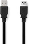 Nedis CCGL61010BK30 - USB A verlengkabel - 300 cm - Zwart
