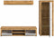 Furnilux Jam - Woonkamercombinatie - Praktische indeling - Wit eiken 35x235x159cm