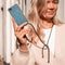 iMoshion Hoesje Geschikt voor iPhone Xs / X Hoesje Met Koord - iMoshion Design Hoesje met Koord - Blauw / Meerkleurig / Goud / Blue Graphic