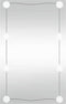vidaXL - Wandspiegel - met - LED's - rechthoekig - 40x60 - cm - glas