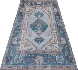 Vloerkleed Karaca Blue 03 - 70 x 140 cm