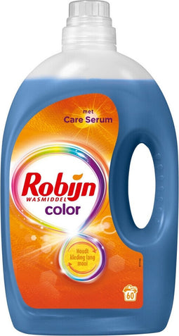 3x Robijn Vloeibaar Wasmiddel Color 3 liter