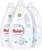 3x Robijn Wit Vloeibaar Wasmiddel 3 Liter - 180 wasbeurten