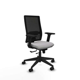 Piqueras y Crespo 2D066N0 - Bureaustoel - Verstelbare hoogte met armleuning - Lichtgrijs