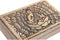 Doos-Juwelenkistje DKD Home Decor Bruin Mangohout 25 x 17 x 9 cm Donkerbruin (2 Stuks)