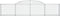 vidaXL - Schanskorven - 12 - st - gewelfd - 300x30x60/80 - cm - gegalvaniseerd - ijzer
