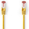 CAT6 Netwerkkabel - RJ45 Male - RJ45 Male - S/FTP - 30.0 m - Rond - LSZH - Geel - Polybag