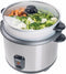 Bestron ARC180 - Rijstkoker met stoomer - 1.8 Liter 700W voor 8-10 Personen - Zilver