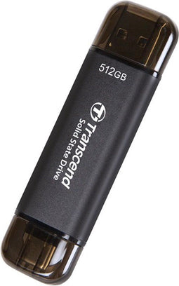 Transcend ESD310C - Draagbare SSD 512GB - 10 Gbps - Zwart