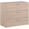 Ladekast - EASY LIFE - 3 lades - Eiken - 78,2 x 69,3 x 40,8 - PARISOT