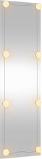 vidaXL - Wandspiegel - met - LED's - rechthoekig - 30x100 - cm - glas