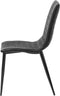 MONTANA - Eetkamerstoel - Zwart - Kunstleer