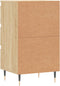 vidaXL - Dressoir - 40x35x70 - cm - bewerkt - hout - sonoma - eikenkleurig