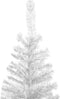 vidaXL - Kunstkerstboom - met - verlichting - en - kerstballen - L - 240 - cm - wit