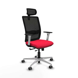 Piqueras y Crespo 1B086G2 - Bureaustoel - Verstelbare hoogte 50-62 cm - Rood