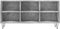vidaXL - Tv-meubel - 103,5x30x50 - cm - bewerkt - hout - betongrijs