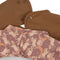 Konges Sløjd - 2 Pack Dinner Bib / Slab - Met mouwen - Unicorn blush / Toasted coconut