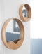 Zuiver Round Wall Spiegel/ Wandspiegel Rond 60 cm Hout - Bruin