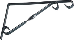 3 stuks Muurhaak classic zwart H18,5x30cm