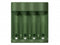GP GP B421 - USB Lader - 4 AAA 850mAh - olijfgroen