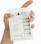 LAUED Nagelstickers - Nail Wraps - 16 Extreem Dunne Nagellak Stickers - Manicure Nail Art Folie - French Lady