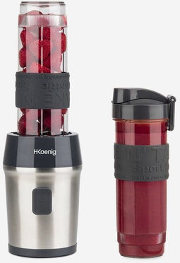 H.Koenig SMOO9 - Blender to Go - 2 drinkbekers 570 ml - RVS