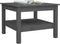 vidaXL - Salontafel - 55x55x40 - cm - massief - grenenhout - grijs