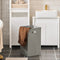 SoBuy BZR102-W - Badkamerkast - Witte Hoge Kolomkast met 3 Planken - 45 x 35 x 171 cm