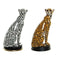 Decoratieve figuren DKD Home Decor Zwart Oranje Wit Luipaard Hars Koloniaal 16 x 16 x 32 cm