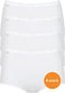 sloggi Basic+ - Dames Maxi slip - Extra zachte naden - Wit (4-pack)