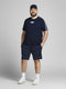 JACK&JONES PLUS JJIAIR SWEAT SHORTS - Heren Joggingbroek - Elastische Tailleband - Maat 42