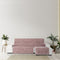 Hoes voor chaise longue met korte armleuning rechts Eysa TURIN Roze 100 x 110 x 300 cm