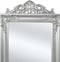 vidaXL - Vrijstaande - spiegel - Barok - 160x40cm - zilver