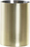Items - Badkamer tandenborstel houder/beker - metaal - goud - 6 x 10cm