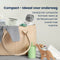 LAKOO Digitale flessenwarmer - Babyvoeding - Draadloos - tot 6x opwarmen zonder stroom - Wit