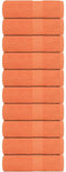 vidaXL - Zeepdoekjes - 10 - st - 30x30 - cm - 360 - g/m² - 100% - katoen - oranje