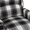vidaXL Fauteuil stof meerkleurig