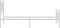 vidaXL - Bedframe - met - hoofd- - en - voeteneinde - metaal - wit - 100x200 - cm