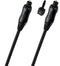 Oehlbach D1C66103 - Optische digitale kabel - 150 cm - Zwart
