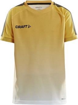 Craft Pro Control Fade Jersey Jr 1906703 - Trainingsshirt - Ergonomisch design - Sweden Yellow/Black