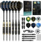 Napi Darts - 6 Dartpijlen (64-delig) - 23, 24, 25, 26 Gram Dartspijlen - 2 Sets Premium Brass Pijlen