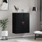 vidaXL - Wandkast - 69,5x34x90 - cm - zwart