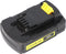 Batterij geschikt voor Stanley FMC 687L, Li-ion, 20V, 2000mAh, 40Wh